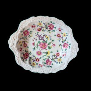 James Kent Chinese Rose fruit bowl